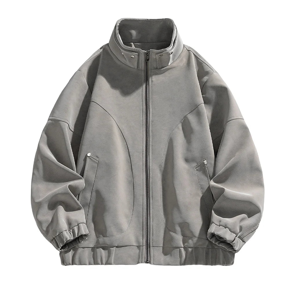 Men’s Suede Harrington Jacket.