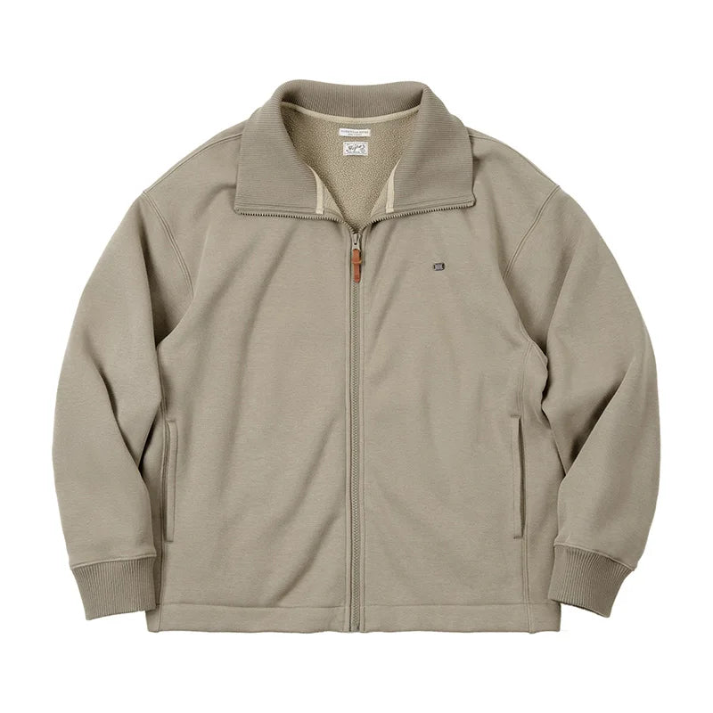 Maden High Neck Fleece Jacket.