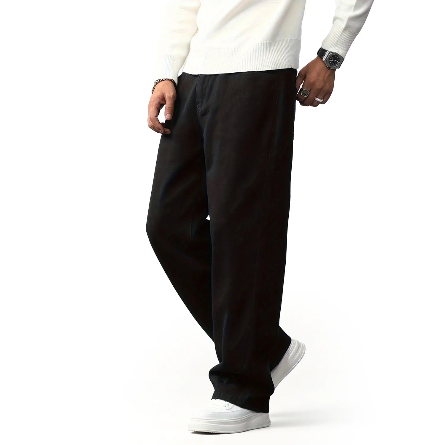 Men’s Daily Black Denim.