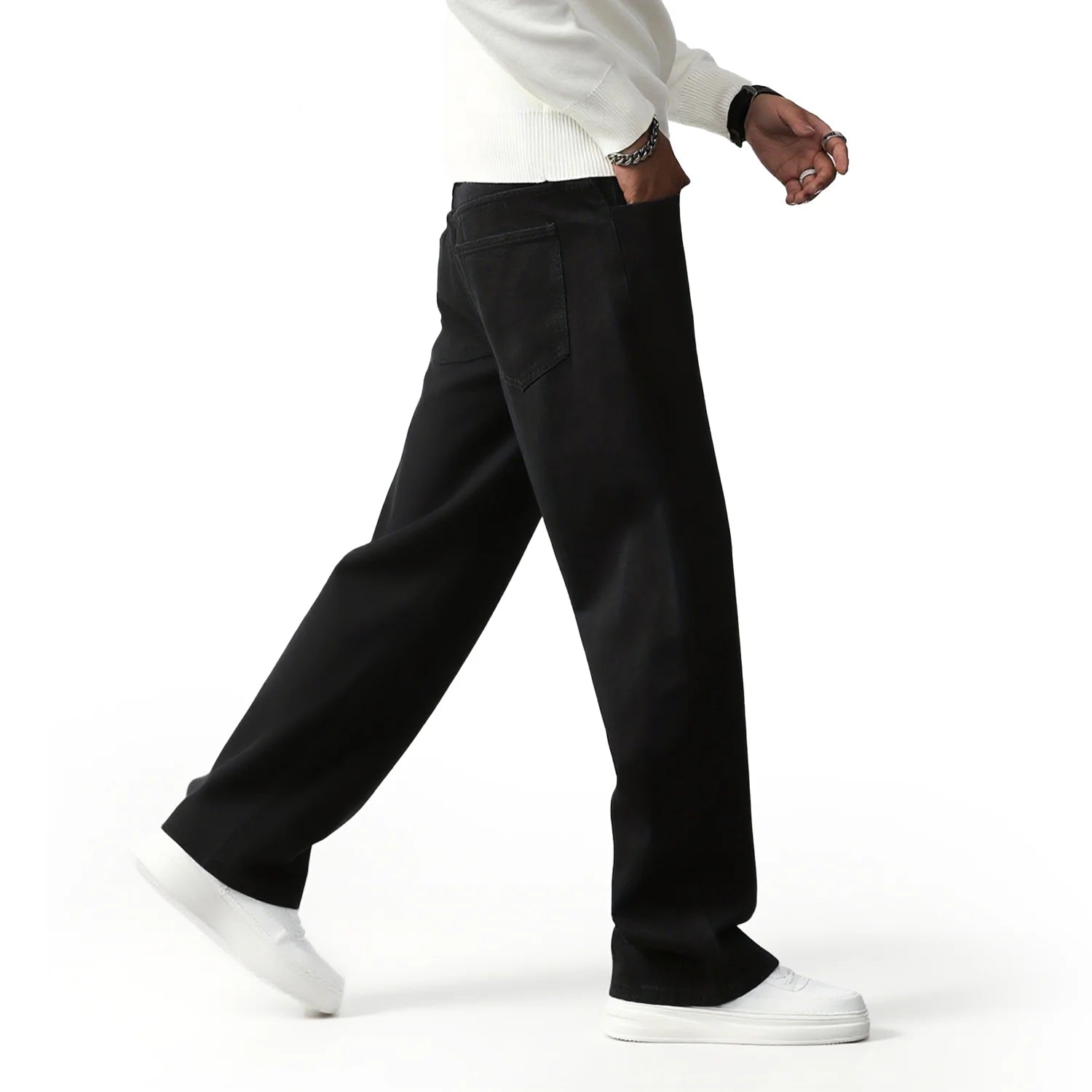 Men’s Daily Black Denim.